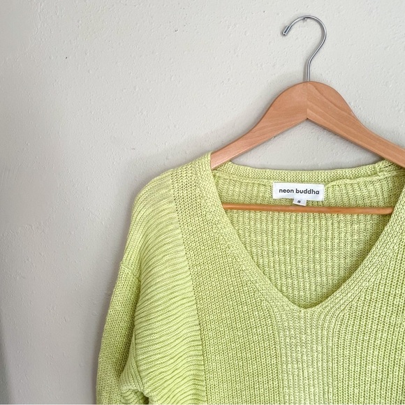 Neon Buddha Linen/Cotton Blend Refresh Sweater - Picture 4 of 12